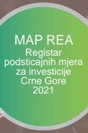 Registar podsticajnih mjera za investicije Crne Gore 2021