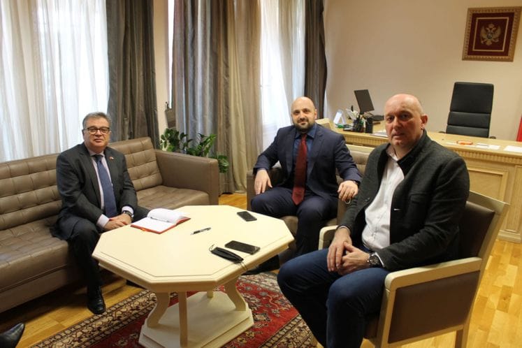 Ambasador Francuske Nj.E. Kristijan Timonije posjetio Ministarstvo pravde, ljudskih i manjinskih prava