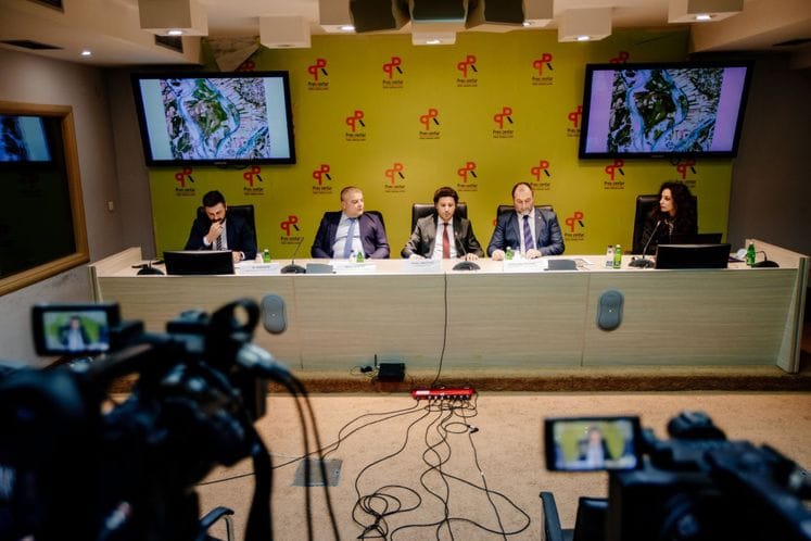 Ванредна пресс конференција поводом нелегалне експлоатације шљунка из Мораче и Цијевне