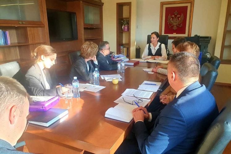 Održan sastanak sa Nj.E. Kristijanom Timonijeom, ambasadorom Francuske u Crnoj Gori i gđom Šantal Poiret, Visokom savjetnicom u grupi ADIT