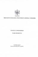 Извјештај о спровођењу Плана интегритета Министарстав екологије, просторног планирања и урбанизма (јануар-децембар 2020. године)