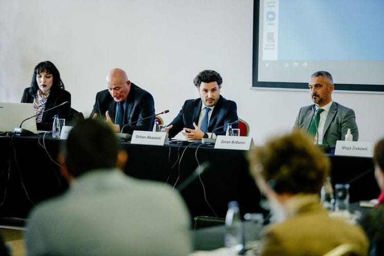Dritan Abazović, potpredsjednik Vlade Crne Gore - Nacionalni dijalog o otpornosti na organizovani kriminal i korupciju u Crnoj Gori