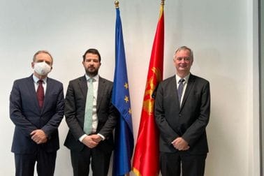 Jakov Milatović sa ambasadoprima Holandije i Belgije