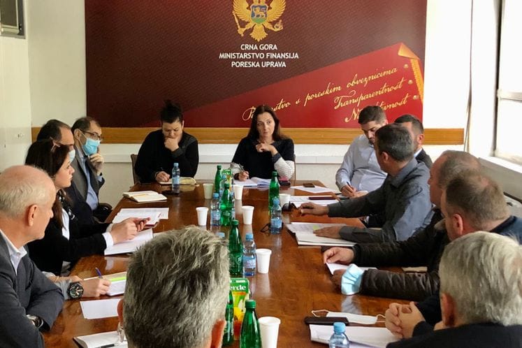 Saopštenje: Sastanak sa predstavnicima Odbora taksi prevoza Unije poslodavaca Crne Gore