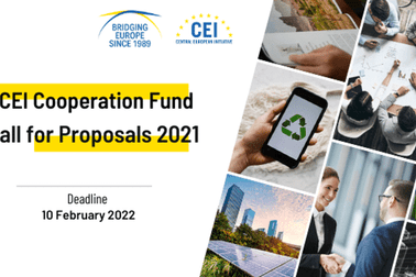Otvoren drugi Poziv za projekte u okviru CEI Fonda za saradnju