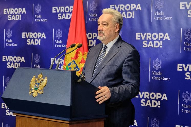 Премијер Здравко Кривокапић - конференција за медије поводом гласања о буџету за 2022.