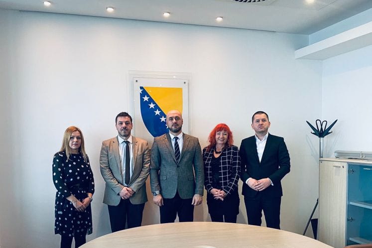 Posjeta v.d. direktora Uprave Ministarstvu za ljudska prava i izbjeglištvo u BiH