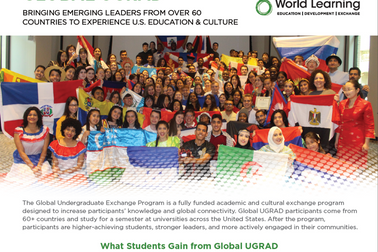 Америчке стипендије: Глобал УГРАД– Позив за пријаве