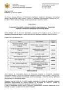 Odluka o raspodjeli finansijskih sredstava nevladinim organizacijama za finansiranje projekata o odvojenom sakupljanju komunalnog otpada