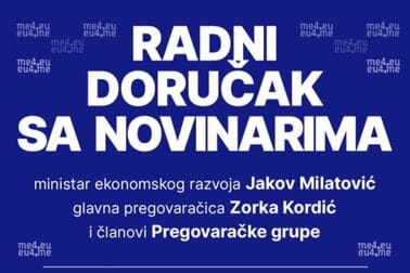 Radni dorucak sa novinarima