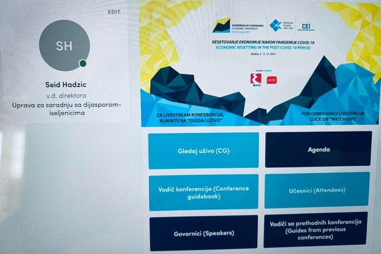 Održana Konferencija o ekonomiji Crne Gore 2021