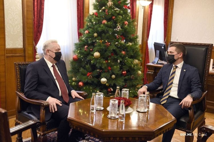 PM Krivokapić meets with Parliament President Bečić
