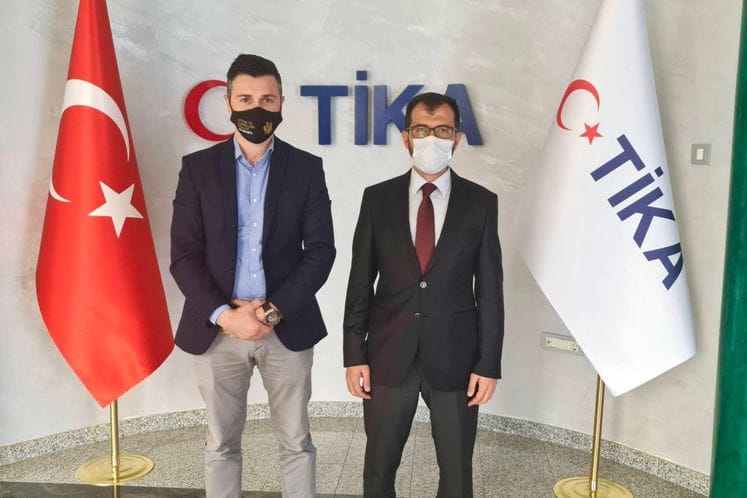 Saopštenje: Održan sastanak sa Abdurahmanom Toprakom, koordinatorom TIKE (Turska agencija za međunarodnu saradnju i koordinaciju)