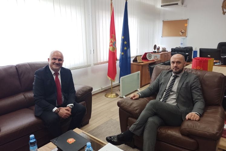 Predsjednik Zajednice Crnogoraca u Albaniji posjetio Upravu za saradnju sa dijasporom – iseljenicima