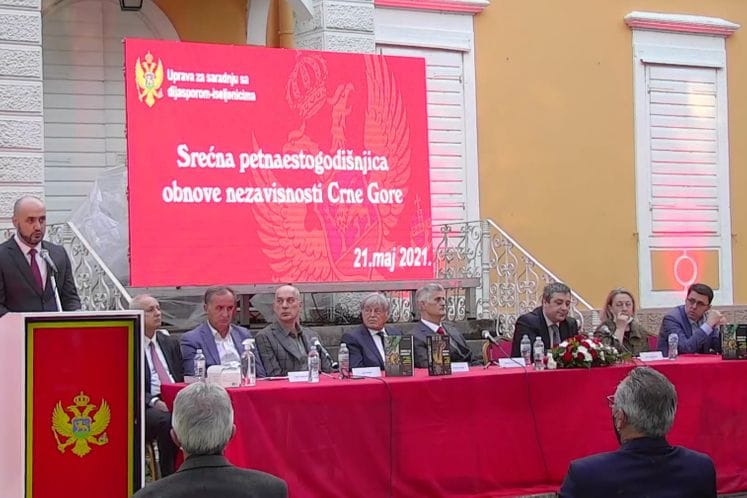 V.D. direktor Uprave za saradnju sa dijasporom – iseljenicima svečano otvorio skup povodom 15 godina obnove nezavisnosti Crne Gore