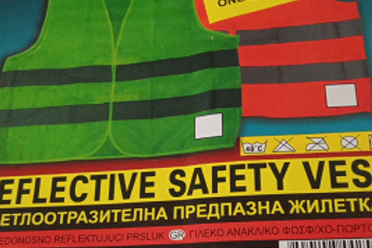 Na osnovu odluke Tržišne inspekcije povlače se sa tržišta nebezbjedni sigurnosni prsluci