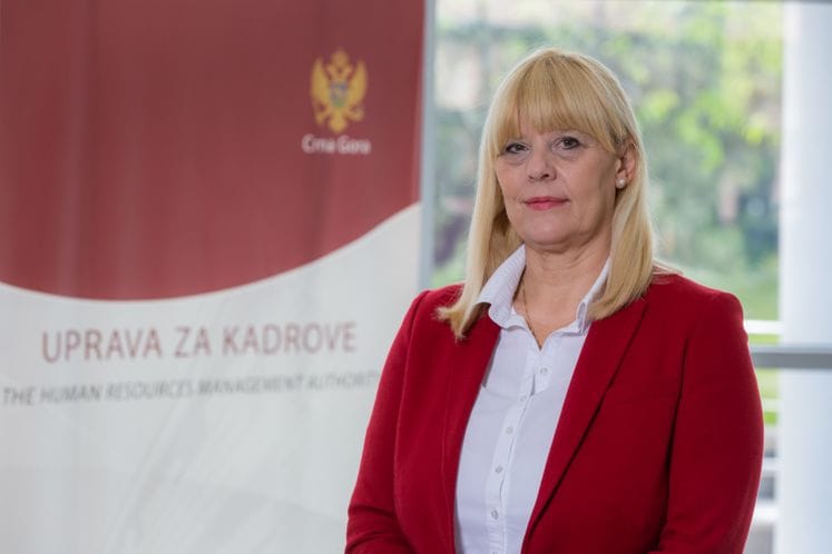 Jadranka Djurkovic, HRMA Deputy Director, receives a certificate of merit Jadranka Djurkovic, HRMA Deputy Director, receives a certificate of merit