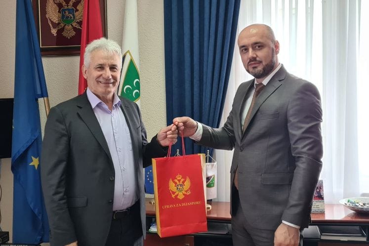 VD direktor Uprave za saradnju sa dijasporom-iseljenicima susreo se sa predsjednikom Opštine Rožaje