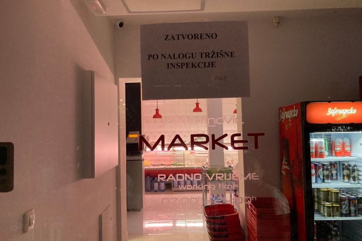 Saopštenje: Tržišna inspekcija zatvorila dvije prodavnice zbog rada nedjeljom
