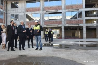 Premijer Krivokapić i ministar Milatović obišli radove na izgradnji Naučnog-tehnološkog parka