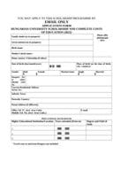 Application Form