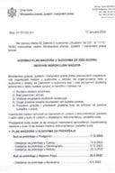 Godišnji plan nadzora u sudovima za 2022. godinu