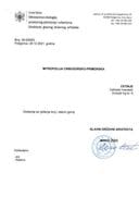Rješenja glavnog državnog arhitekte - 28.12.2021. Rješenje- MITROPOLIJA CRNOGORSKO PRIMORSKA- Glavni grad Podgorica