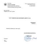 Rješenja glavnog državnog arhitekte - 28.12.2021. Rješenje-KDP Promotion and Investment limited DOO Podgorica- Opština Budva