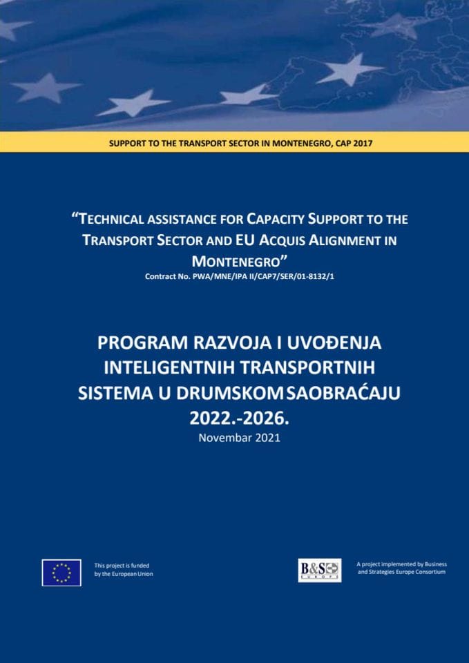 Програм развоја и увођења интелигентних транспортних система у друмском саобраћају 2022.-2026.