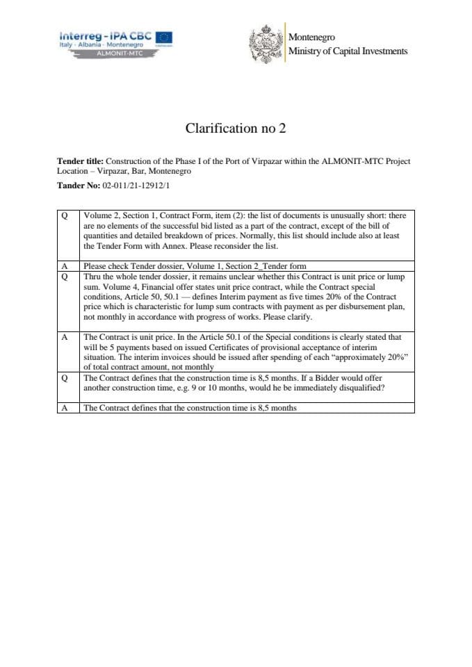 Clarification no 2