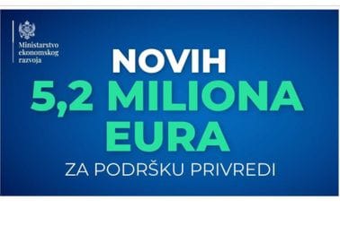 Novih 5 miliona eura podrške privredi