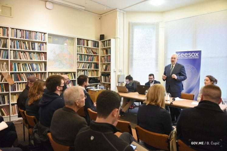 Премијер Кривокапић одржао предавање на Универзитету Оксфорд