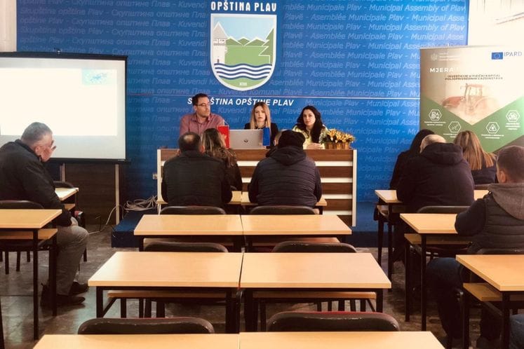 IV IPARD Javni poziv za Mjeru 1 predstavljen u još pet sjevernih crnogorskih opština: Plužine, Šavnik, Andrijevica, Plav, Gusinje