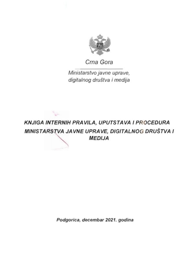 Knjiga internih pravila i procedura_MJUDDiM 2021