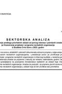 Sektorska analiza - zaštita životne sredine u saobraćaju  2023