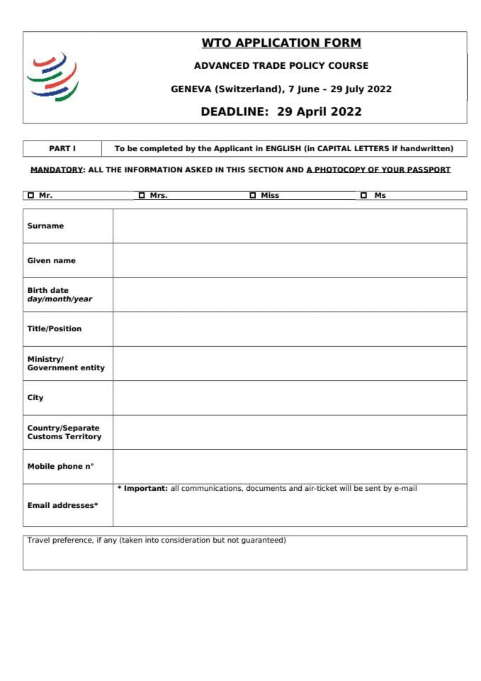  ATPC - Application form 2022-2 