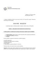 Javni poziv - MJERA I-A Oblast podrške za manifestacije čija ukupna predračunska vrijednost iznosi do 30.000,00 €