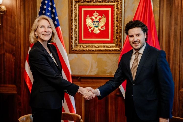 Premijer Dritan Abazović - pomoćnica državnog sekretara SAD za evropske i evroazijske poslove Karen Donfrid