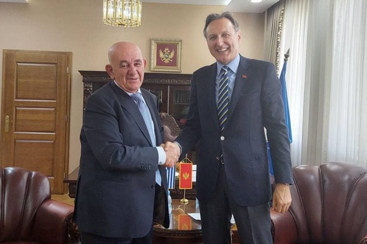 Ministar Krivokapić - Ambasador Parcos