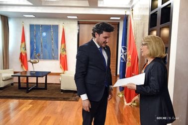 Dritan Abazović - Songul Ozan, ambasadorka Turske