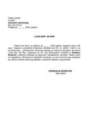 Predlog za određivanje punomoćnika - predstavnika državnog kapitala na redovnoj Skupštini akcionara - "Luka Bar" a.d. Bar