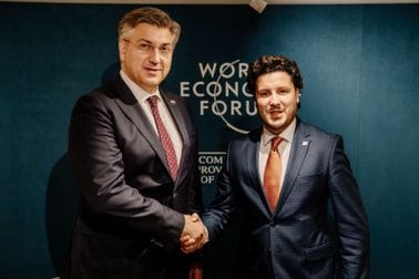 Dritan Abazović – Andrej Plenković, predsjednik Vlade Republike Hrvatske