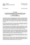 Predlog platforme za radnu posjetu dr Jovane Marović, potpredsjednice Vlade za spoljnu politiku, evropske integracije i regionalnu saradnju i ministarke evropskih poslova, Kraljevini Švedskoj, od 31. maja do 2. juna 2022. godine (bez rasprave)