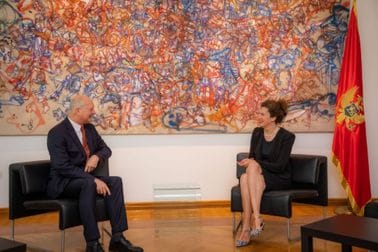 Susret ministarka kulture i medija Maše Vlaović i ambasadora Republike Austrije u Crnoj Gori dr Karla Milera