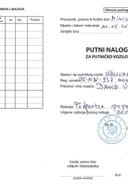 Путни налог Давор Вуциновиц 30.05-04.06