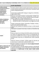 Mjere u cilju suzbijanja pandemije COVID-19 za period od 03.06. do 16.06.2022.