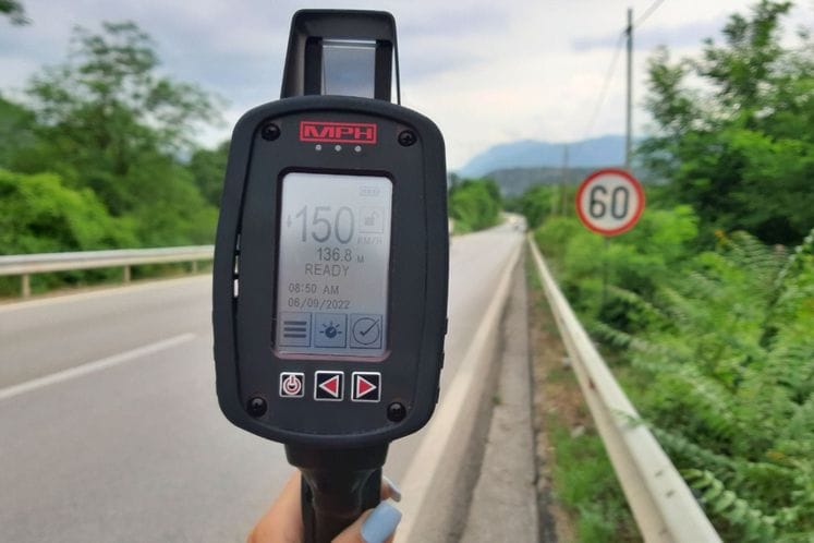 snimanje indikatora bezbjednosti saobraćaja na putevima