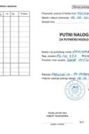 Путни налог Давор Вуциновиц 6.06-12.06