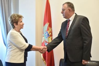 Zoran Miljanić - Meglena Plugčieva, ambasadorka Bugarske