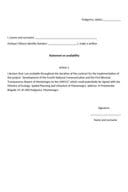 Public announcement for an international expert in the field of tracking the nationally determined contribution (NDC) of Montenegro and mitigation within the project - 4NC/BTR (UNFCCC) - Statement 4NC